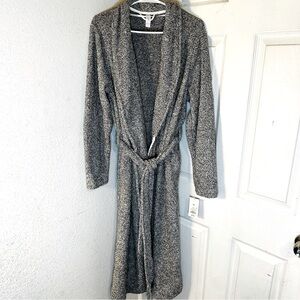 Stars Above Women’s Cozy Long Grey Soft Bath Robe M/L from Target
